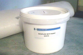 Geoflex white paint and membrane